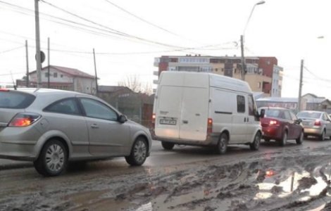 Protest: Soferi de la firme de transport din Brasov au blocat centura ocolitoare a orasului