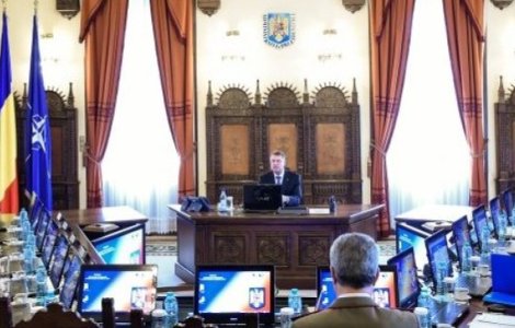 Consiliul Suprem de Aparare a Tarii se intruneste marti