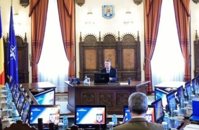 Consiliul Suprem de Aparare a Tarii se intruneste marti la Palatul Cotroceni