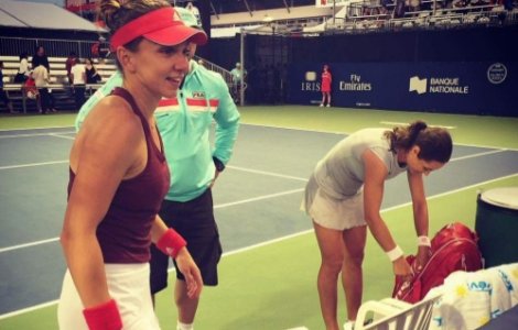 Simona Halep si Monica Niculescu s-au calificat in sferturile de dublu la Rogers Cup
