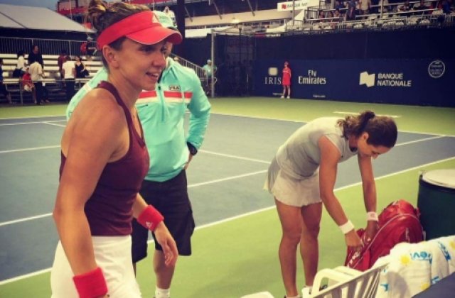 Simona Halep si Monica Niculescu s-au calificat in sferturile de dublu la Rogers Cup