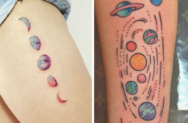 [FOTO] Cele mai frumoase tatuaje inspirate de cosmos