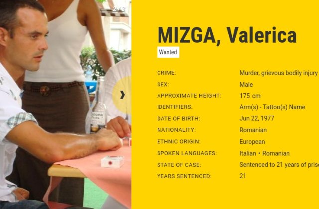 Trei romani se afla pe lista "Most Wanted" a EUROPOL