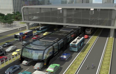 Proiectul autobuzului gigant din China a devenit realitate