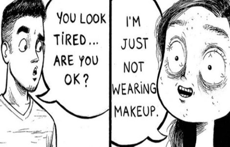 Problemele de zi cu zi ale femeilor, ilustrate de o artista romanca