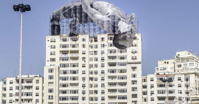 Instalatie artistica impresionanta dedicata Jocurilor Olimpice 2016