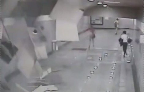  Video  Panica intr-o statie de metrou din Shanghai