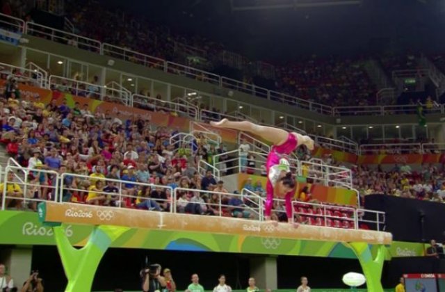 JO: Romanii in ziua a doua: Catalina Ponor calificata in finala la barna; Robert Glinta in finala la 100 metri spate