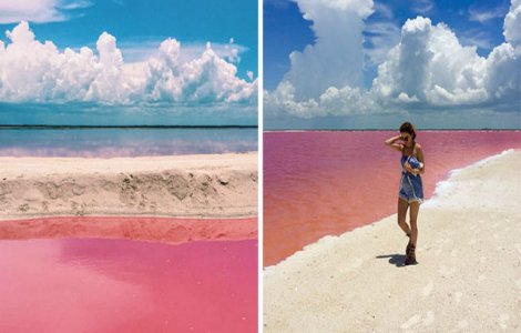 Probabil cel mai frumos loc de pe Pamant. Cum arata Laguna Roz