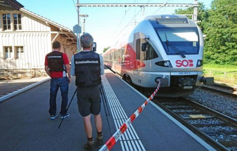 Un barbat a dat foc unui vagon si a injunghiat pasageri intr-un tren; sase raniti