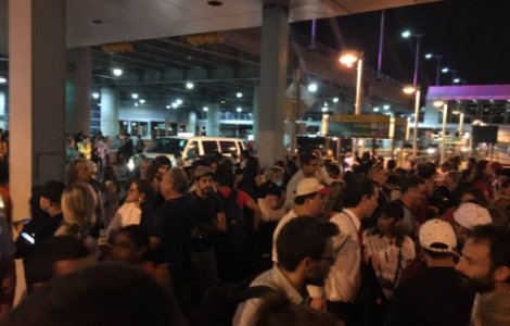 Panica pe aeroportul JFK din New York, in urma unor informatii "nefondate" despre focuri de arma