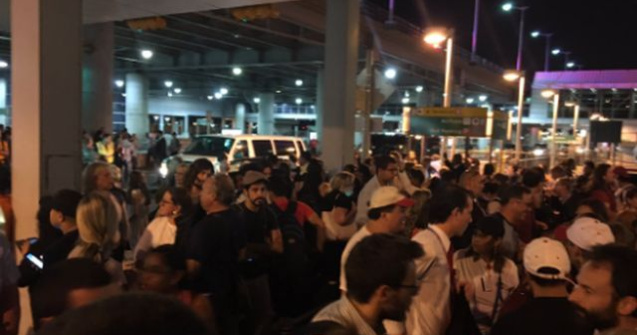 Panica pe aeroportul JFK din New York, in urma unor informatii "nefondate" despre focuri de arma