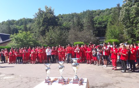 Voluntarii Crucii Rosii Romane s-au intrecut in salvarea de vieti