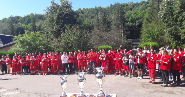 Voluntarii Crucii Rosii Romane s-au intrecut in salvarea de vieti