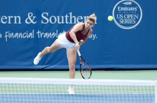 WTA Cincinnati: Simona Halep s-a calificat in sferturile probei de simplu
