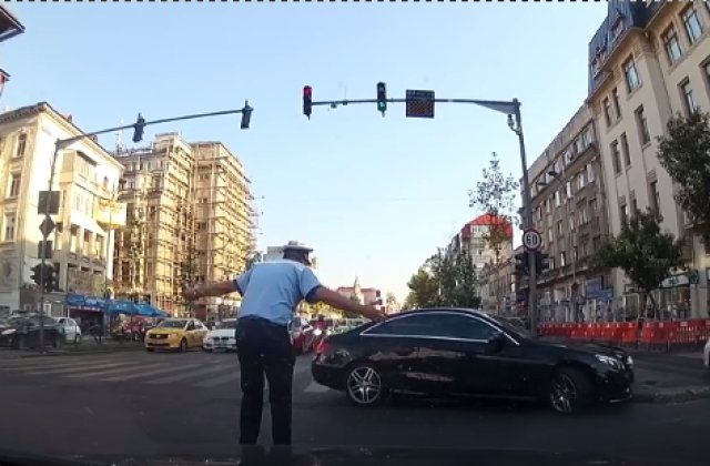 [VIDEO] Reactia unui politist la neindemanarea unui sofer