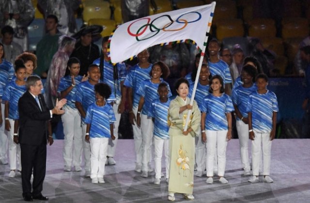 Drapelul olimpic s-a intors la Tokyo dupa jumatate de secol