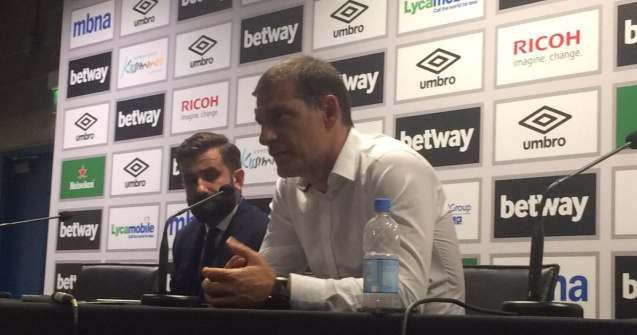 Antrenorul Slaven Bilic: "Sunt suparat si frustrat"