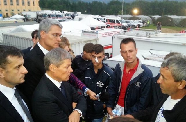 Guvernul va decreta zi de doliu national pentru victimele din Italia. Ciolos: Nu mai exista romani disparuti