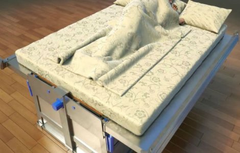 Patul anti-cutremur: inventia care iti poate salva viata