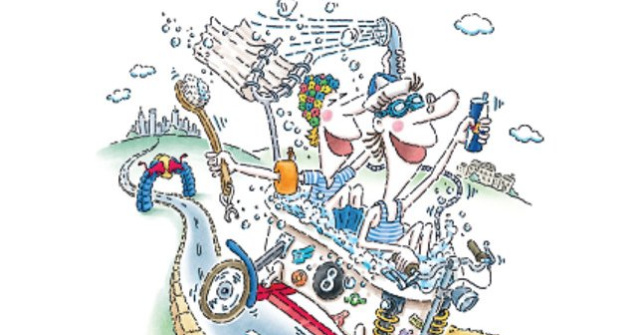 40 de masini artizanale au defilat la Red Bull Soapbox Race