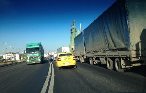 Trafic blocat pe Soseaua de Centura a Capitalei, ca urmare a unui protest