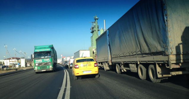 Trafic blocat pe Soseaua de Centura a Capitalei