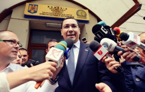 Victor Ponta, suspect intr-un nou dosar DNA