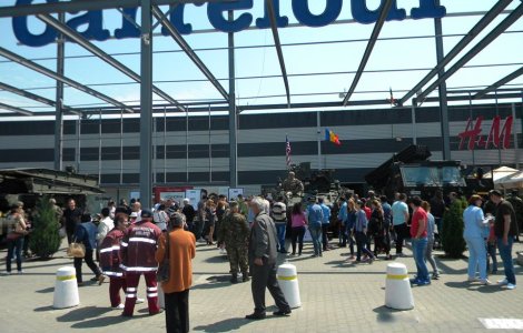 Presupusa explozie dintr-un mall din Focsani a fost alarma falsa