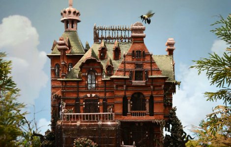 Aceasta casa este facuta in totalitate din turta dulce