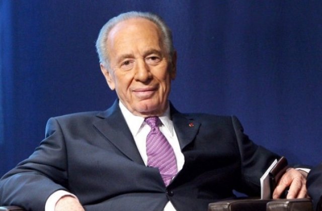 Fostul presedinte israelian Shimon Peres, spitalizat in urma unui accident vascular cerebral