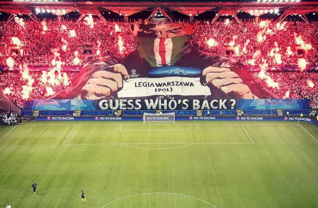 Coregrafie de senzatie la revenirea Legiei, dupa 21 de ani, in grupele Ligii Campionilor