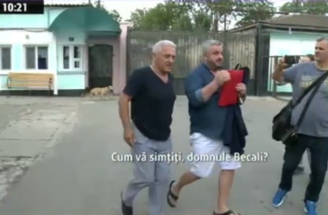 [VIDEO] Ioan Becali, eliberat conditionat