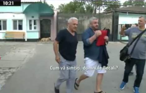  Video  Ioan Becali, eliberat conditionat
