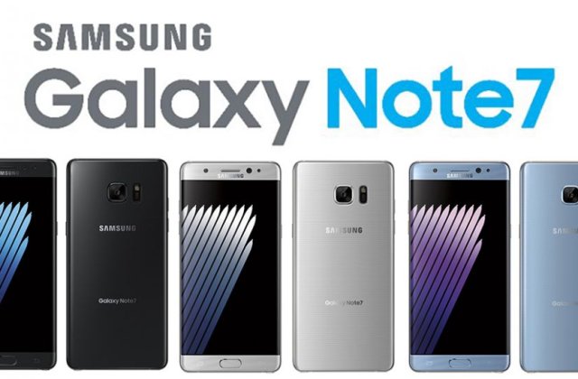 Statele Unite au rechemat un milion de smartphone-uri Samsung Galaxy Note 7