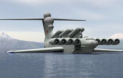 Ekranoplanul, cel mai mare secret al URSS