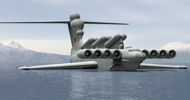 Ekranoplanul, cel mai mare secret al URSS