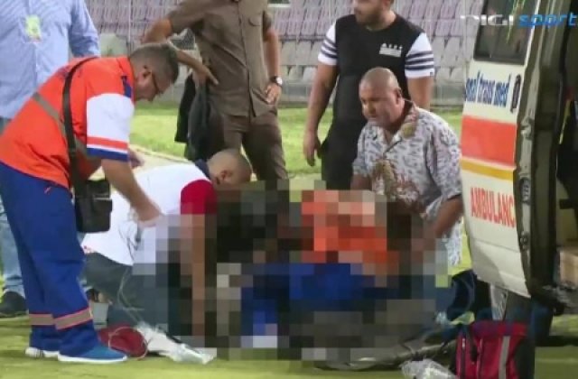 Fanul timisorean care a facut infarct in tribuna, a murit la spital