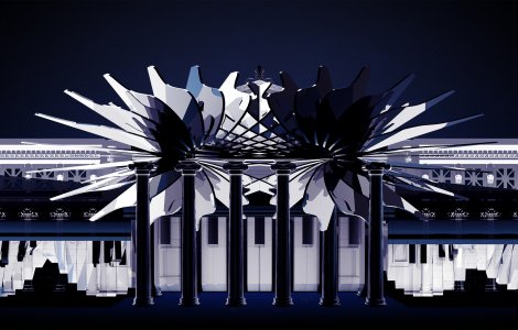 Visurile artistilor si ale publicului transforma fatada Ateneului pentru prima oara in istoria cladirii-simbol