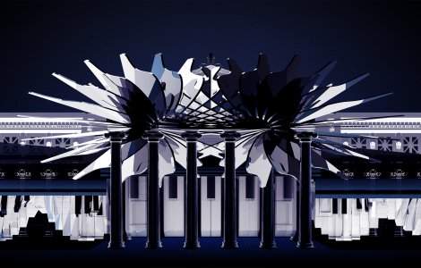 Visurile artistilor si ale publicului transforma fatada Ateneului pentru prima oara in istoria cladirii-simbol