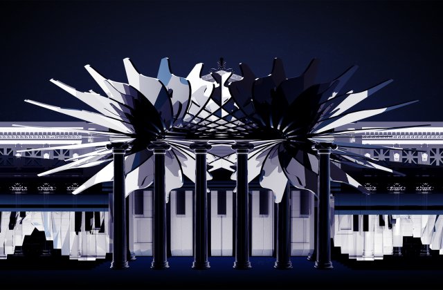 Visurile artistilor si ale publicului transforma fatada Ateneului pentru prima oara in istoria cladirii-simbol