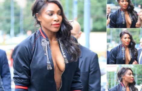 Serena Williams a facut furori in capitala modei, Milano, la o prezentare Gucci