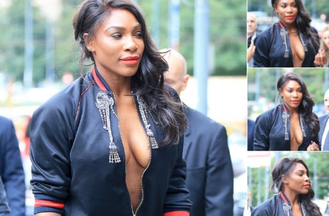 Serena Williams a facut furori in capitala modei, Milano, la o prezentare Gucci