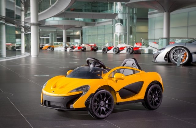 McLaren P1 electric, exclusiv pentru copii. Atinge viteza maxima in 2 secunde
