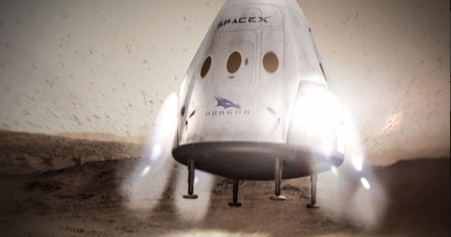 SpaceX a testat motorul care va echipa viitoarele rachete ce vor fi concepute pentru a transporta oameni pe Marte