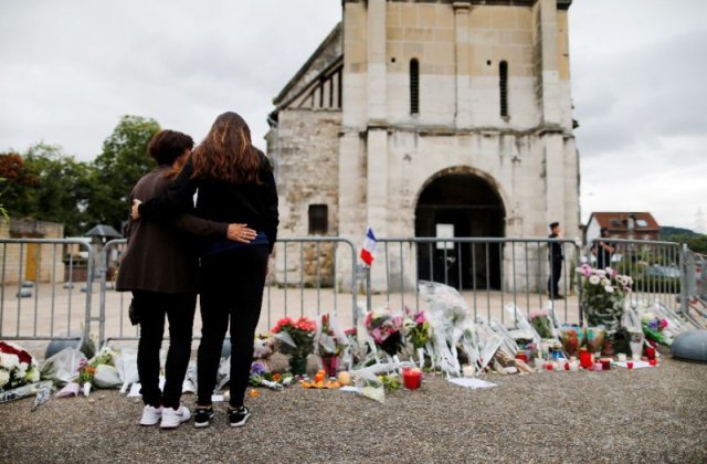 Biserica din Saint-Etienne-du-Rouvray va fi redeschisa pentru prima data dupa atacul jihadist din iulie