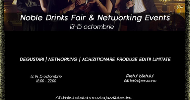 Evenimente de networking si degustare de bauturi la Palatul Noblesse