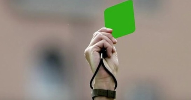 Moment istoric in fotbal: S-a acordat primul cartonas verde
