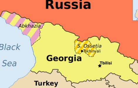 Un barbat s-a aruncat in aer in sediul unei televiziuni din Georgia