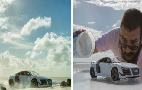 Incredibil! Aceste fotografii sunt facute cu o masina de jucarie